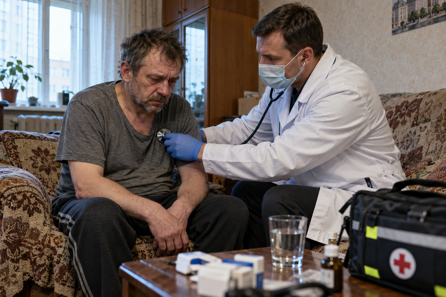 Медицинский персонал в клинике